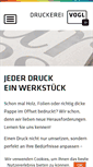 Mobile Screenshot of druckerei-vogl.de